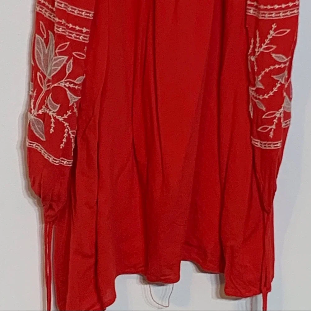 EUC Lush Cold Shoulder Strappy Boho Sleeve Dress‎